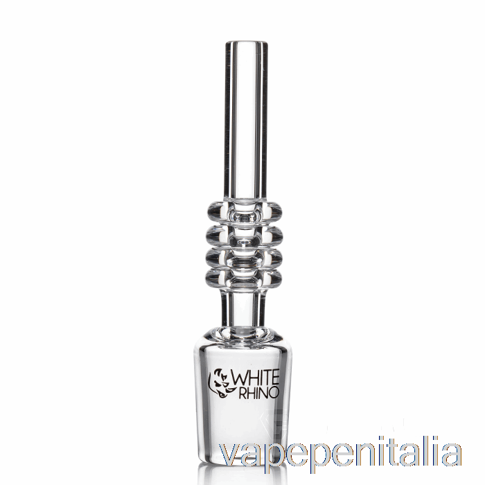 Vape Italia Collettore Di Nettare Di Rinoceronte Bianco Punte Al Quarzo 18mm